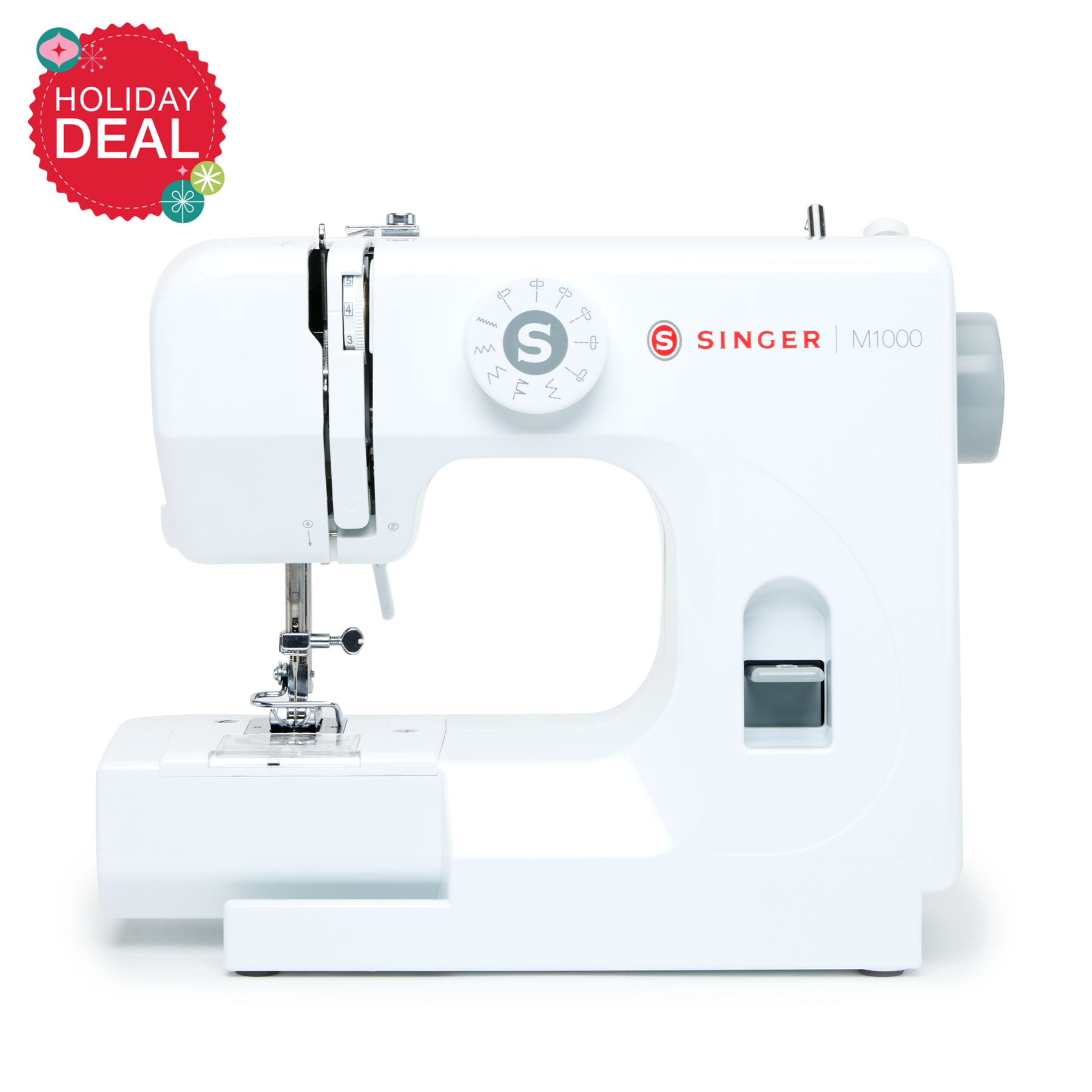 Singer hot Sewing Machine - like new - used 5 times, fabric, thread