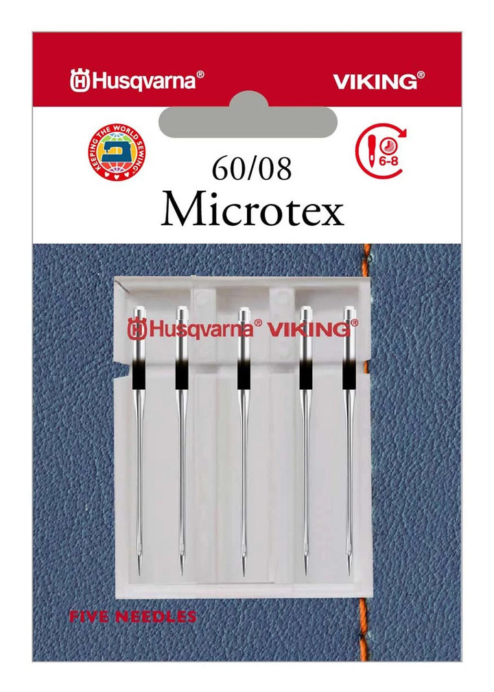 HUSQVARNA® VIKING® Microtex Needles Size 60/08 5-Pack 1