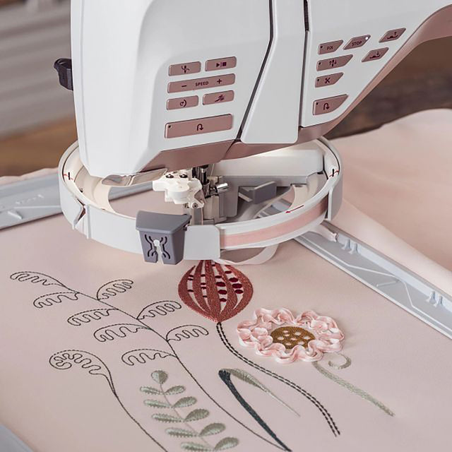 Ribbon Embroidery Attachment Capability