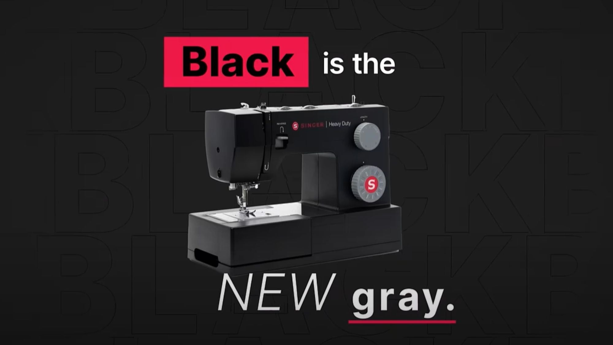 Meet the Heavy Duty 4432 Sewing Machine - Special Edition Black