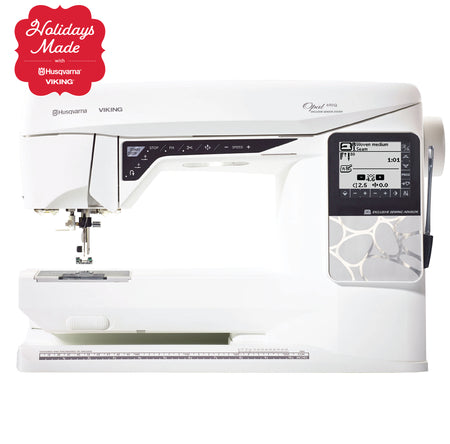 HUSQVARNA® VIKING® OPAL™ 690Q Sewing Machine + Holiday Bundle