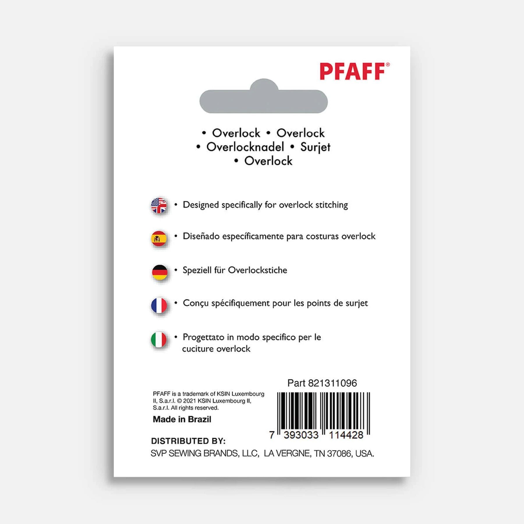 PFAFF® Overlock Needles Size 80/12 5-Pack | PFAFF®