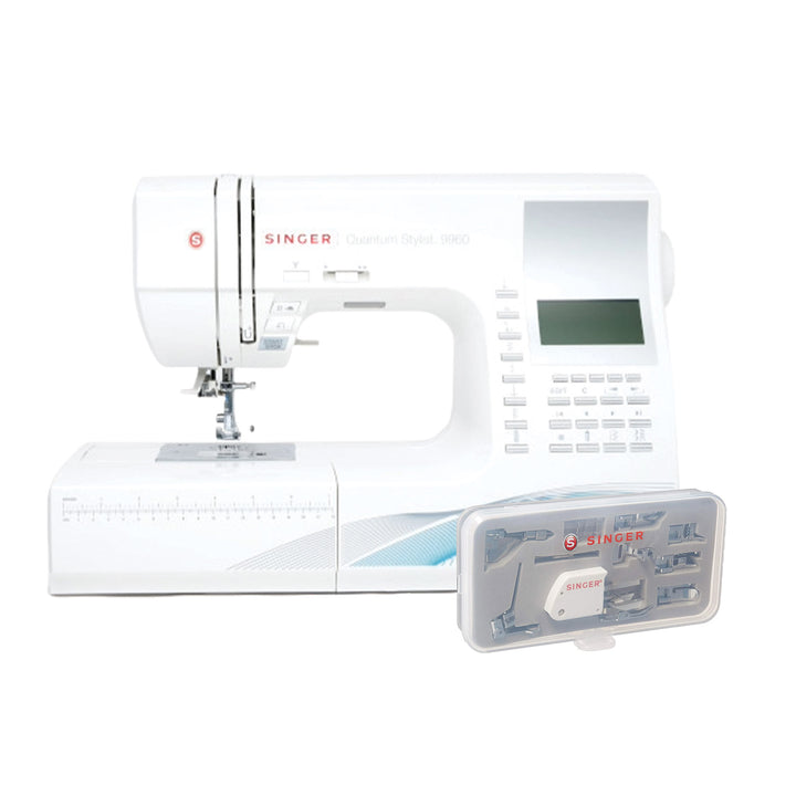 SINGER® Sew Spacious Quantum Stylist™ 9960 Sewing Machine & Presser Foot Kit Bundle