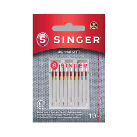 SINGER® Universal Needles Assorted Sizes 10-Pack