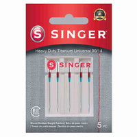 SINGER® Titanium Universal Needles 90/14 5-Pack