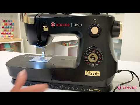 SINGER® HD500 Classic Black Sewing Machine