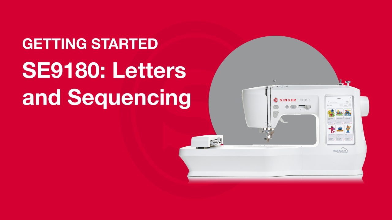 Cómo empezar SE9180: Letras y secuenciación