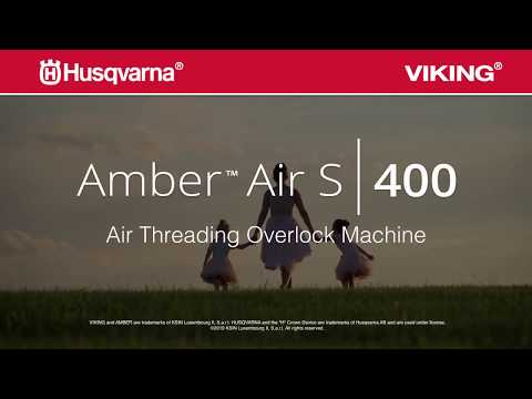 HUSQVARNA® VIKING® Machine à surjet AMBER™ Air S | 400 remise à neuf