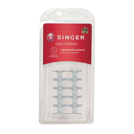 SINGER® 15 Class plastspoler i 10-pakning