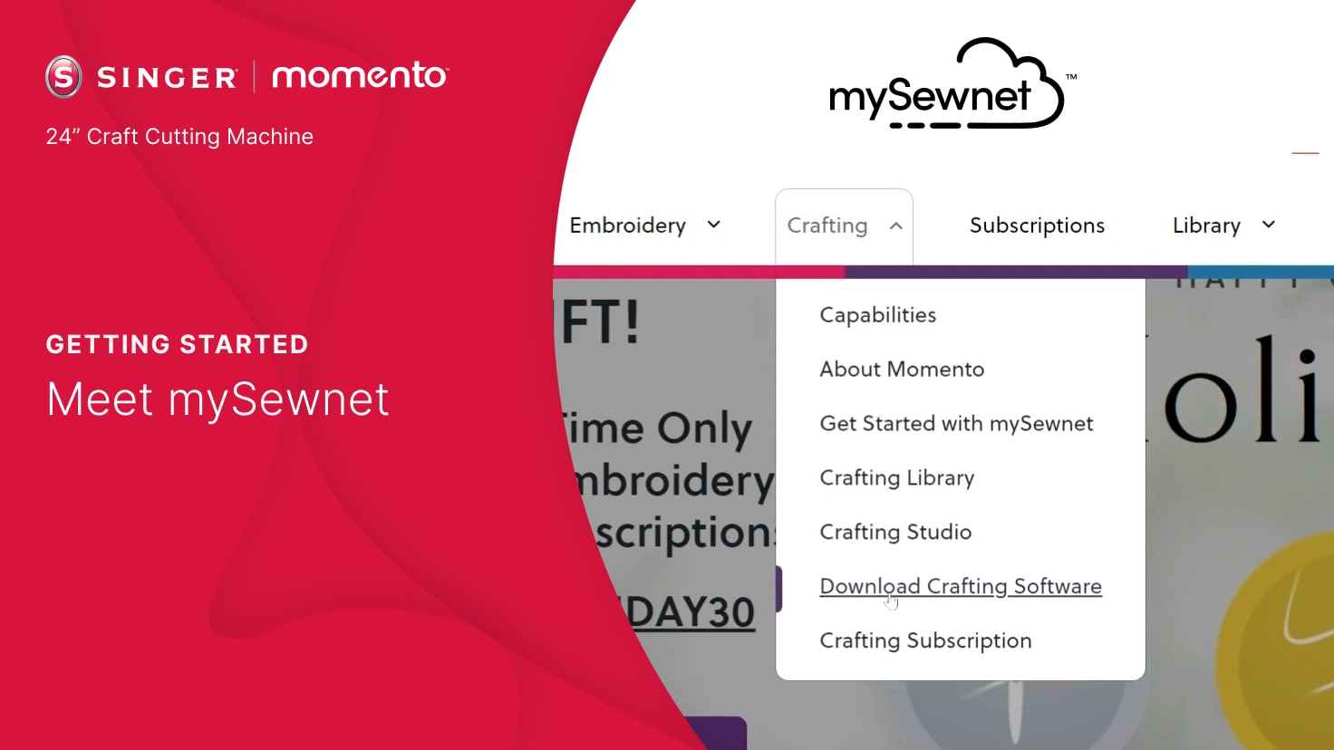 MOMENTO: Velkommen til mySewnet™